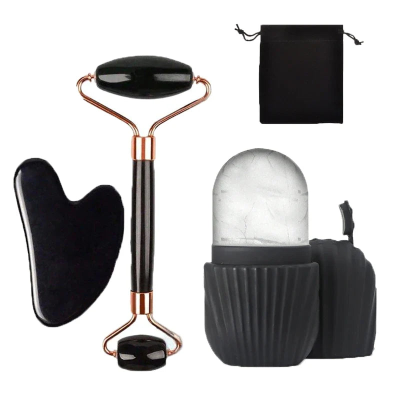 Ice Glow Facial Roller Set