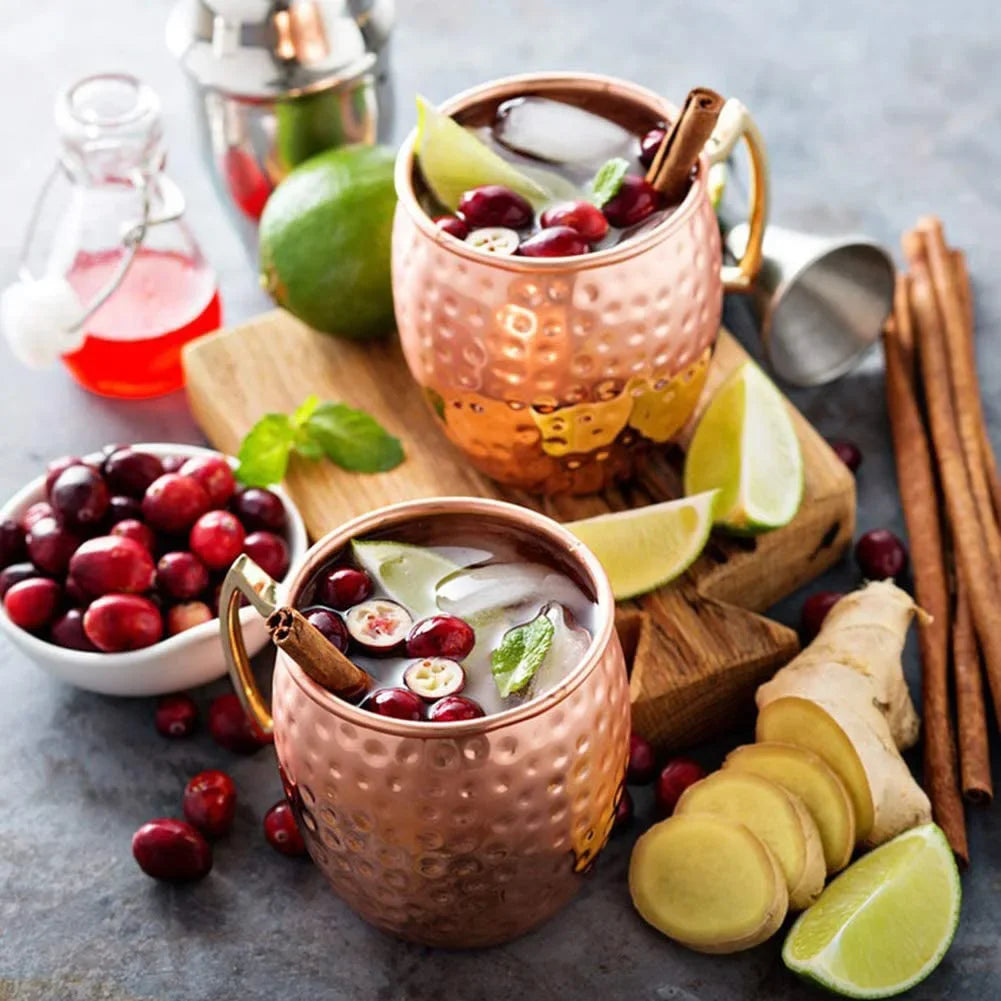 Elegant Moscow Mule Mugs Set