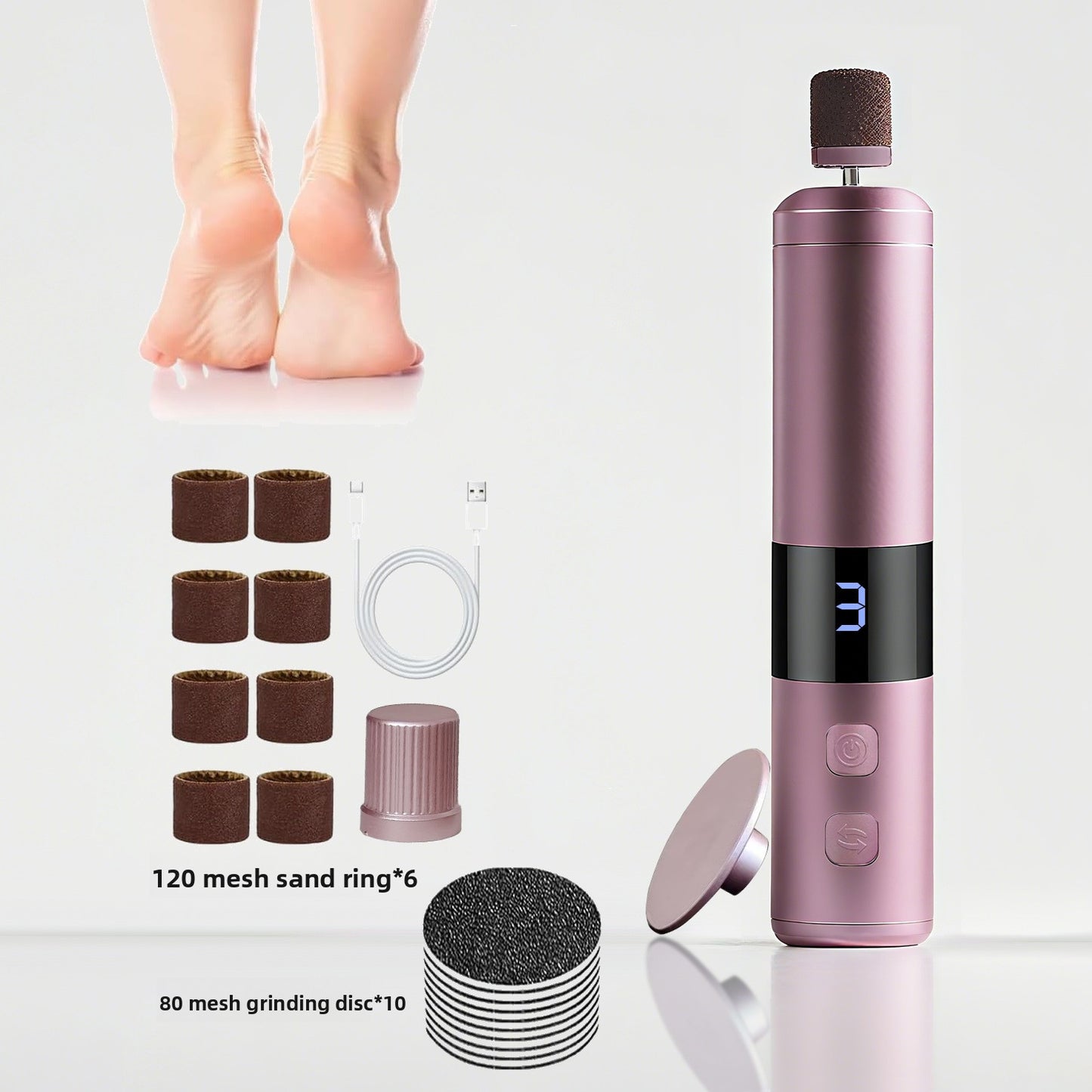 Electric Pedicure/Manicure Device
