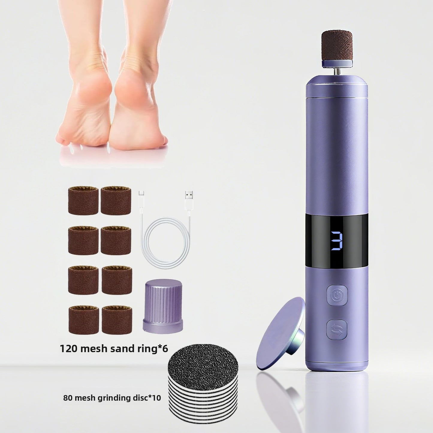 Electric Pedicure/Manicure Device