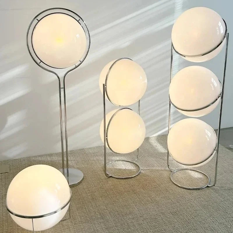 Elegant Chrome Floor Lamp