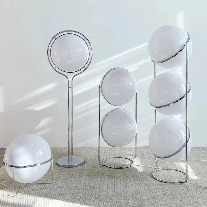 Elegant Chrome Floor Lamp