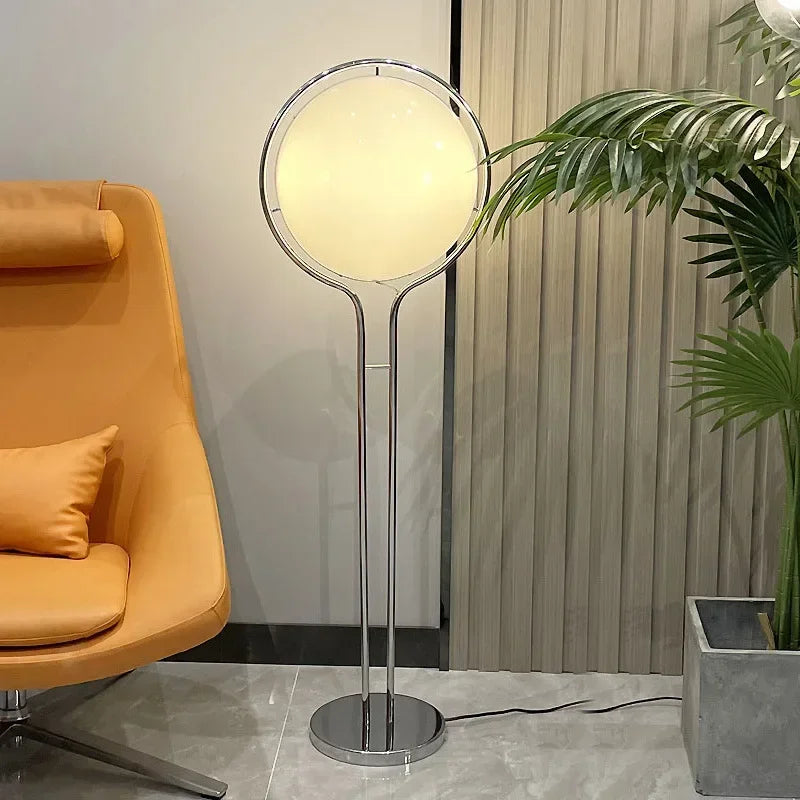Elegant Chrome Floor Lamp