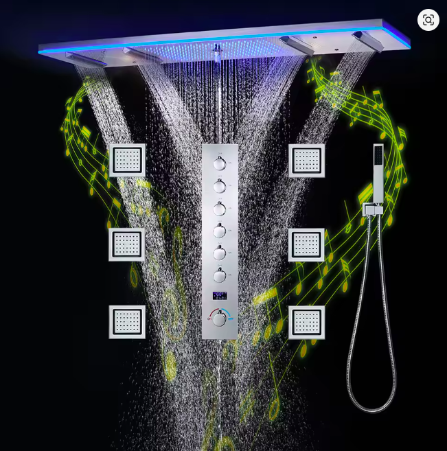 Luxurious Rainfall Shower Experience