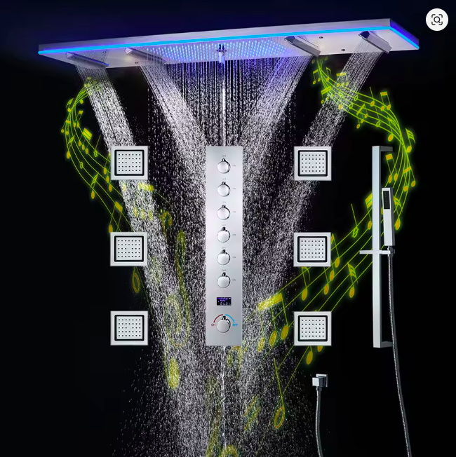 Luxurious Rainfall Shower Experience