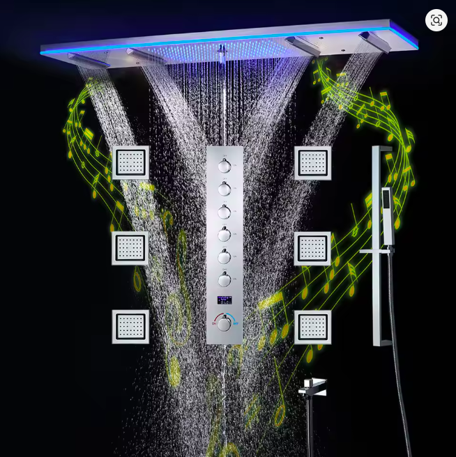 Luxurious Rainfall Shower Experience