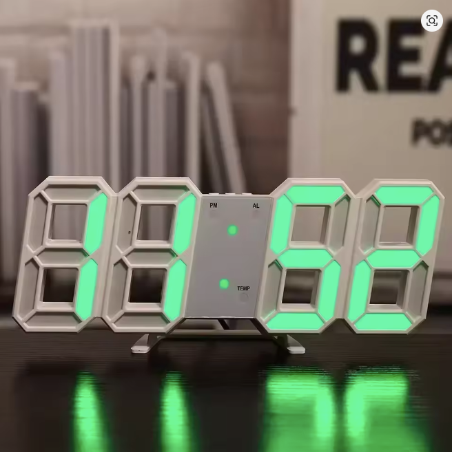 Chic Glowing Wall Clock