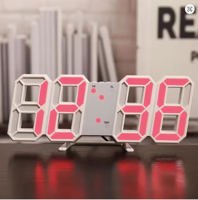 Chic Glowing Wall Clock