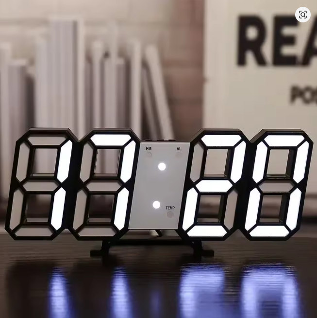 Chic Glowing Wall Clock