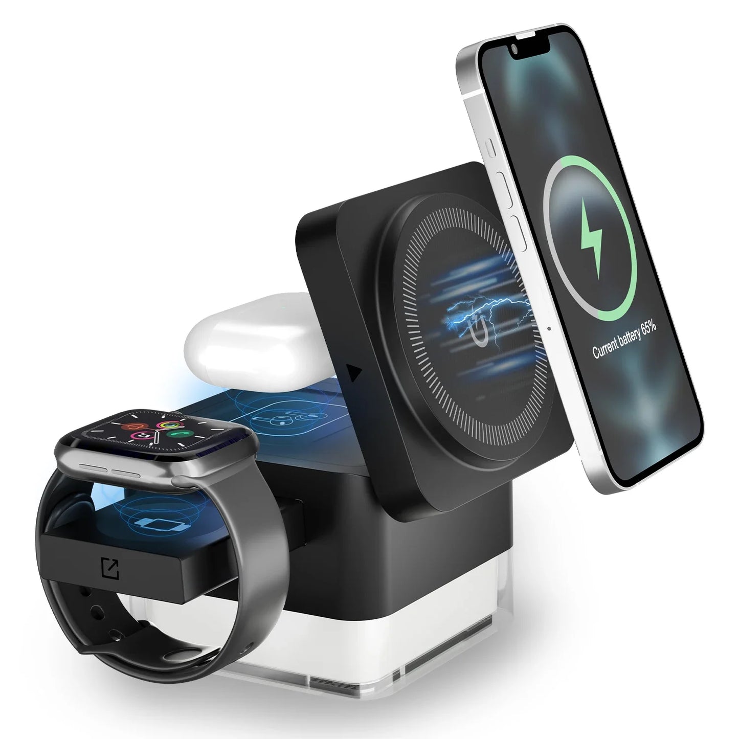 Magnetic Wireless Charger Trio